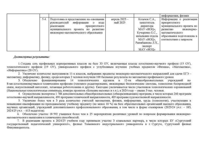 Файл:!!!2024-25 Отчет о реализации ПМП Вычитан.pdf